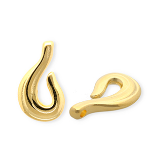 Metall Anh&auml;nger DQ&reg; Haken Goud (nikkelvrij)