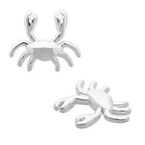 Metall Anh&auml;nger DQ&reg; Krabbe Antiek zilver (nikkelvrij)