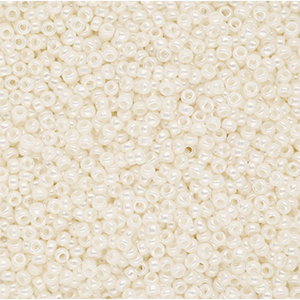 Miyuki Rocailles 15/0 Ceylon Ivory Pearl White 15-591