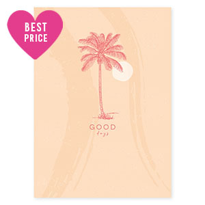 Schmuck Karten "Good days" Apricot beige