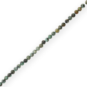 Naturstein Perlen Chalcedon (Jaspis) 4mm Facett geschliffen Multicolour green