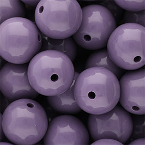 20 mm DQ Acrylperlen shiny Purple haze 18-3718 TCX