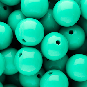 16 mm DQ Acrylperlen shiny Cabbage green 13-5714 TCX