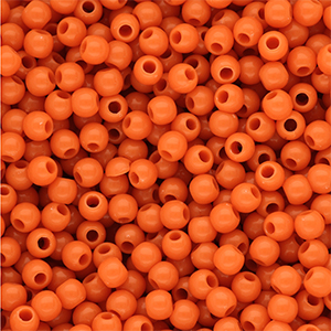 6 mm DQ Acrylperlen shiny Orange peel 16-1359 TCX