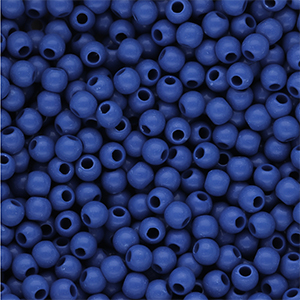 4 mm DQ Acrylperlen shiny Dazzling blue 18-3949 TCX