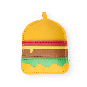 Statement-Anh&auml;nger Hamburger Dark yellow-green-brown-red