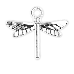 Metall Anh&auml;nger Libelle Silver