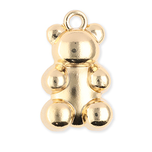 Metall Anh&auml;nger B&auml;r Gold