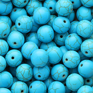 Perlen Keramik 12&nbsp;mm Blue
