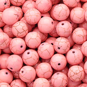 Perlen Keramik 12&nbsp;mm Pink