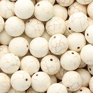 Perlen Keramik 16&nbsp;mm White