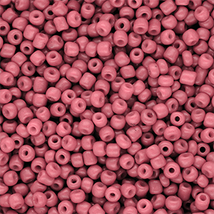 Glasperlen Rocailles 8/0 (3 mm) Salmon pink