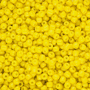 Glasperlen Rocailles 8/0 (3 mm) Yellow