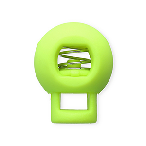 Farbiges Zubeh&ouml;r Kordelstopper Ball Neon green