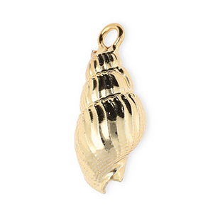 Muschel Anh&auml;nger Specials Wellhornschnecke Gold