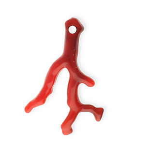 Acryl Anh&auml;nger Koralle Red