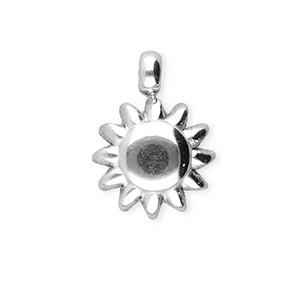 BY31&reg; Stainless Steel - Rostfrei Stahl Anh&auml;nger Sonne Silver