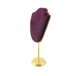 Schmuckdisplay B&uuml;ste f&uuml;r Ketten Dark purple-gold