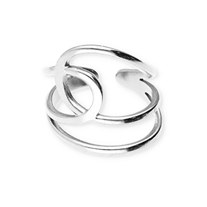 Ringe aus Stainless Steel - Rostfreiem Stahl Silver