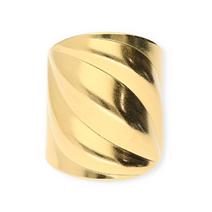 Ringe aus Stainless Steel - Rostfreiem Stahl Gold