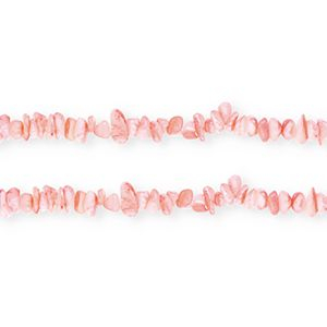 Muschel Perlen Chipstone Pink