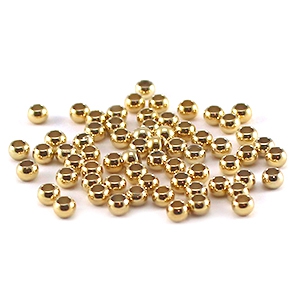 Quetschperlen DQ 3mm Gold