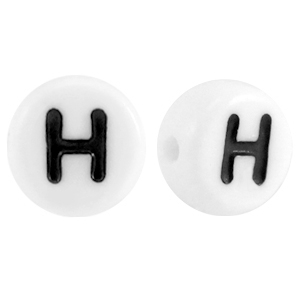 Acryl Buchstaben H Weiss