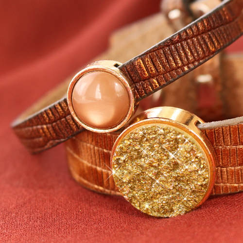 Get inspired: Cuoio Armb&auml;nder in Trendy Winterfarben