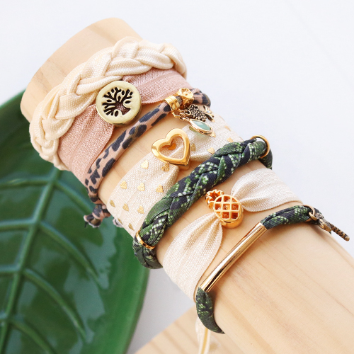 Inspiration f&uuml;r die Herstellung von Armb&auml;ndern mit Elastischem Band Ibiza: