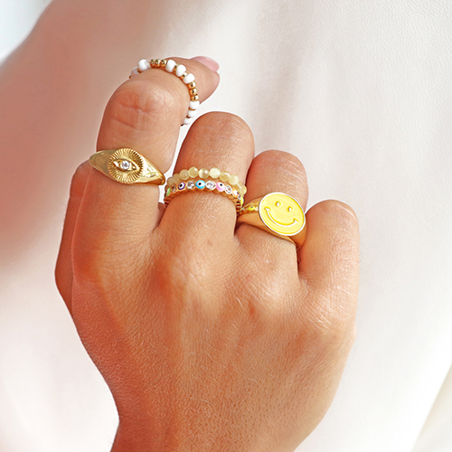 Kreativ werden mit Ringen mit Emaille