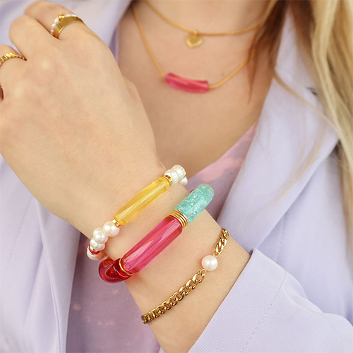 Kreativer Sommerschmuck mit Tube Acrylperlen