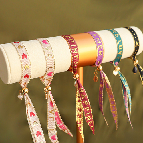 Kreative Ideen zu Schmuckband mit Text 