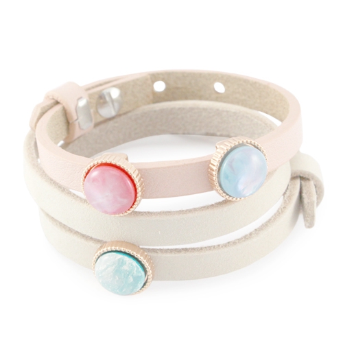 Sch&ouml;ner Schmuck mit neuen Polaris Perlen und Cabochon in Sommerfarben