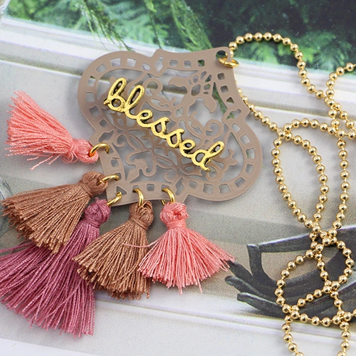 Luxus Schmuck mit hippem Bohemian Anh&auml;nger!