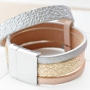 Metallic Armb&auml;nder aus Imitat Leder und neue BQ Verschl&uuml;sse