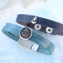 Armb&auml;nder und Ringe mit Anker in blauen Farbt&ouml;nen