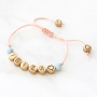Macram&eacute; Armb&auml;nder mit Buchstabenperlen aus DQ Metall!