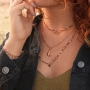 Trendy Ketten mit herbstartigen Rocailles