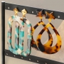 Machen Sie prachtvolle Ohrringe mit unseren trendy Resin Anh&auml;nger!