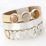 Machen Sie ausgefallene Accessoires mit unserer neuen Kollektion Metallic flach DQ Leder!