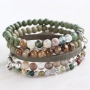 Machen Sie Armb&auml;nder mit unseren neuen Naturstein Perlen mit einem nat&uuml;rlichen Look