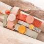 Inspiration mit Cuoio-Armb&auml;ndern, Schl&uuml;sselanh&auml;nger und Polaris Elements Cabochons