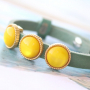 Inspiration mit neuen Cuoio-Armb&auml;ndern, Polaris Elements Cabochons und Perlen