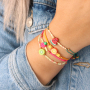 Wir freuen uns sehr &uuml;ber diese Armb&auml;nder mit Polymer Perlen!