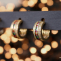 Atemberaubende Zirkonia Regenbogen Schmuck Stil wie folgt: