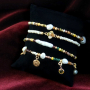 Machen Sie Ohrringe und Armb&auml;nder in Winterfarben mit Glasperlen Rocailles!