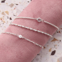 Dies ist der Trend von AW "19 /" 20! Ohrringe, Armb&auml;nder und Ketten mit Kristallglas und Jasseron