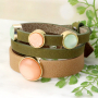 Kombinieren Sie mit Cuoio auf einfache Weise stilvolle Armb&auml;nder