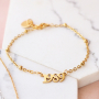 Sie k&ouml;nnen diesen Schmuck mit den neuen Stainless Steel Jahreszahlen Zwischenst&uuml;cken herstellen: