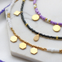 Sie k&ouml;nnen diesen trendigen Schmuck mit Rocailles und Stainless Steel Anh&auml;ngern herstellen: